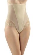 Shapewear Höschen, transparente Einlagen, Anti-Rutsch-Silikonband, Korrektur von Taille und Bauch